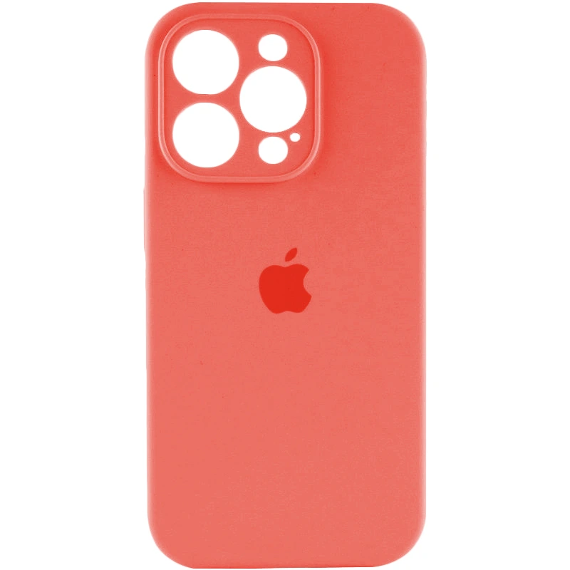 Чохол для смартфона Silicone Full Case AA Camera Protect for Apple iPhone 14 Pro 18,Peach — Nobrand