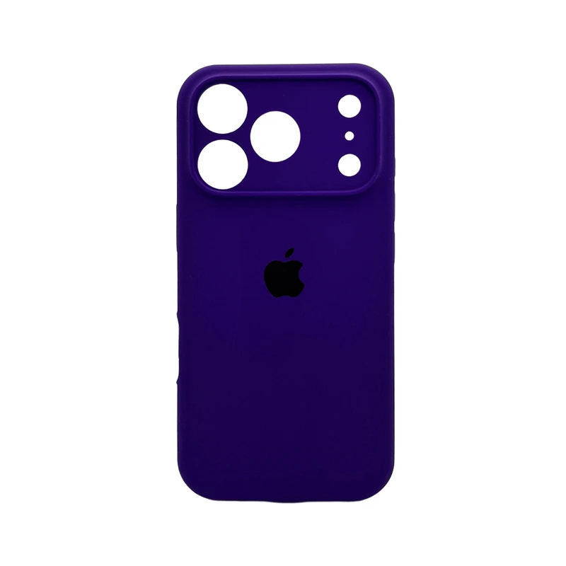 Чохол для смартфона Silicone Full Case AA Camera Protect for Apple iPhone 17 Pro Max 22,Dark Purple