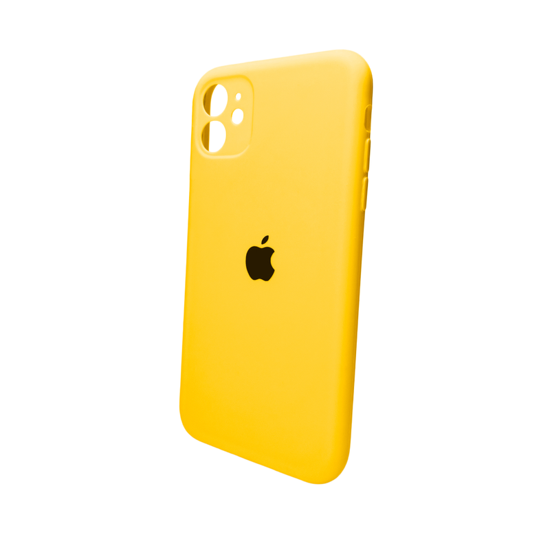 Чохол для смартфона Silicone Full Case AA Camera Protect for Apple iPhone 11 Pro Max кругл 56,Sunny Yellow — Nobrand