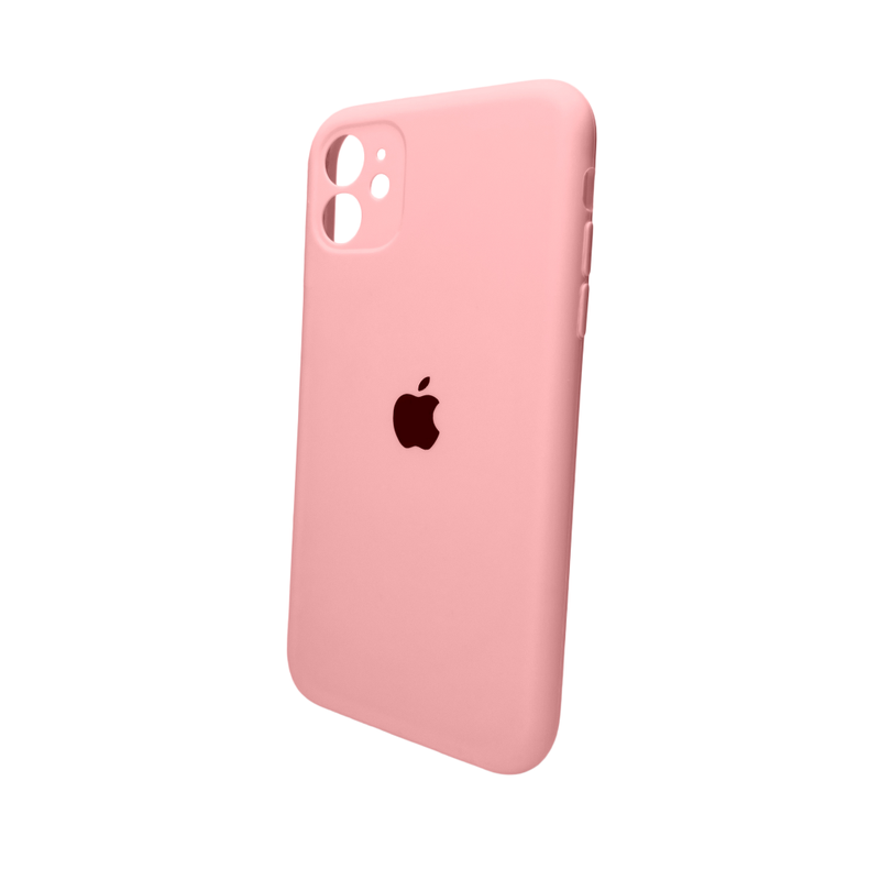 Чохол для смартфона Silicone Full Case AA Camera Protect for Apple iPhone 11 Pro кругл 41,Pink — Nobrand