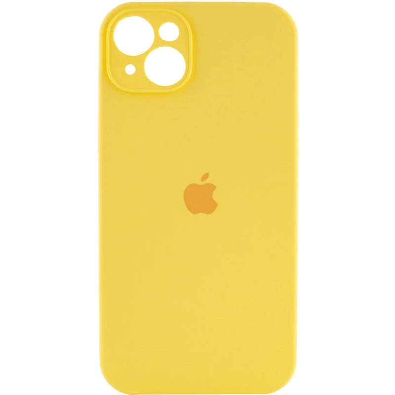 Чохол для смартфона Silicone Full Case AA Camera Protect for Apple iPhone 15 56,Sunny Yellow — Nobrand