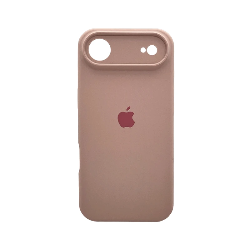 Чохол для смартфона Silicone Full Case AA Camera Protect for Apple iPhone 17 Air 15,Pink Sand — Nobrand