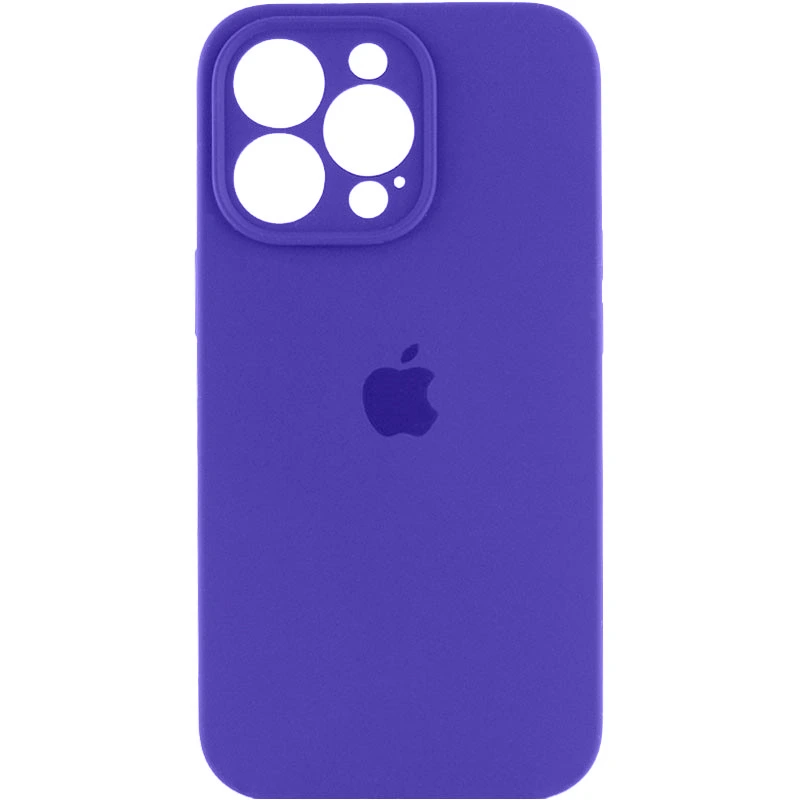 Чохол для смартфона Silicone Full Case AA Camera Protect for Apple iPhone 13 Pro Max 22,Dark Purple — Nobrand