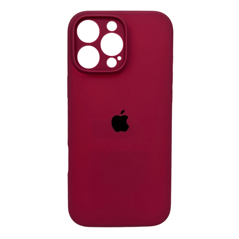 Чохол для смартфона Silicone Full Case AA Camera Protect for Apple iPhone 16 Pro 47,Plum — Nobrand