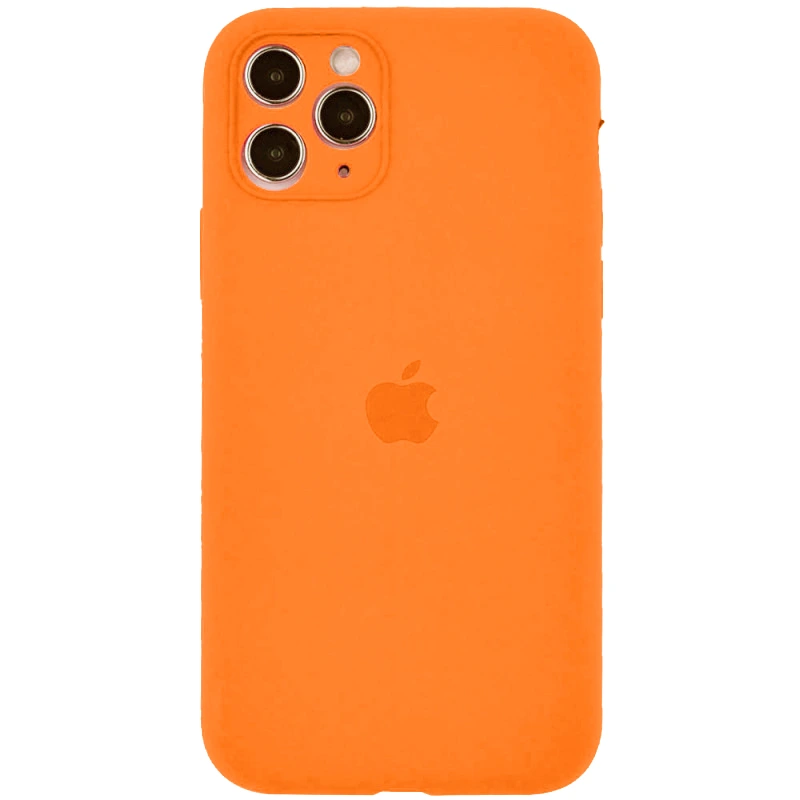 Чохол для смартфона Silicone Full Case AA Camera Protect for Apple iPhone 11 Pro Max 52,Orange — Nobrand