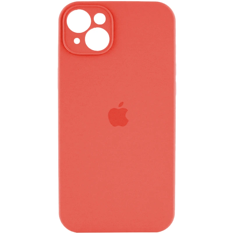 Чохол для смартфона Silicone Full Case AA Camera Protect for Apple iPhone 14 18,Peach — Nobrand