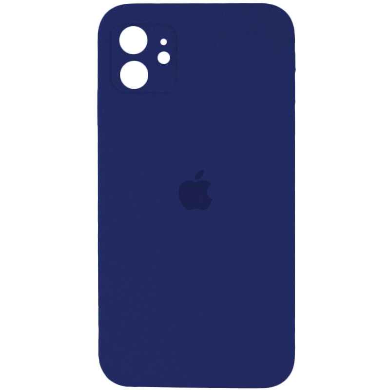 Чохол для смартфона Silicone Full Case AA Camera Protect for Apple iPhone 11 39,Navy Blue — Nobrand