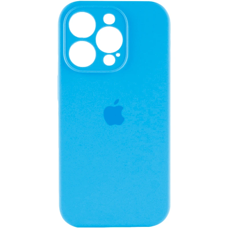 Чохол для смартфона Silicone Full Case AA Camera Protect for Apple iPhone 15 Pro 44,Light Blue — Nobrand
