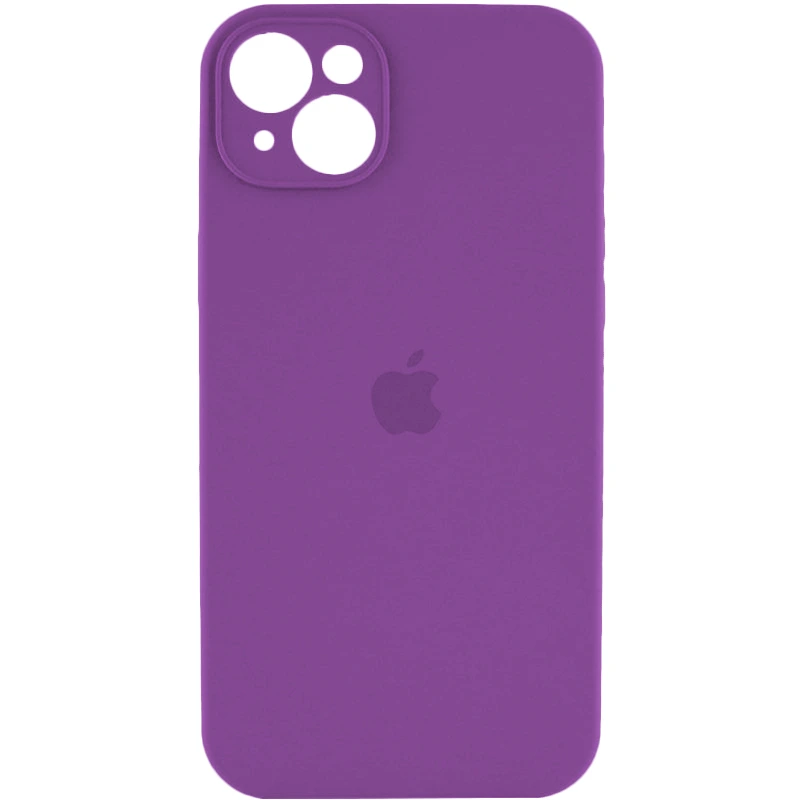 Чохол для смартфона Silicone Full Case AA Camera Protect for Apple iPhone 15 19,Purple — Nobrand