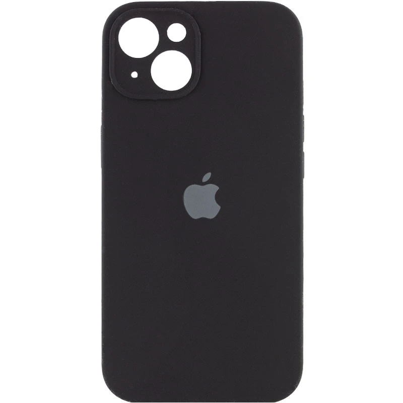 Чохол для смартфона Silicone Full Case AA Camera Protect for Apple iPhone 15 14,Black — Nobrand