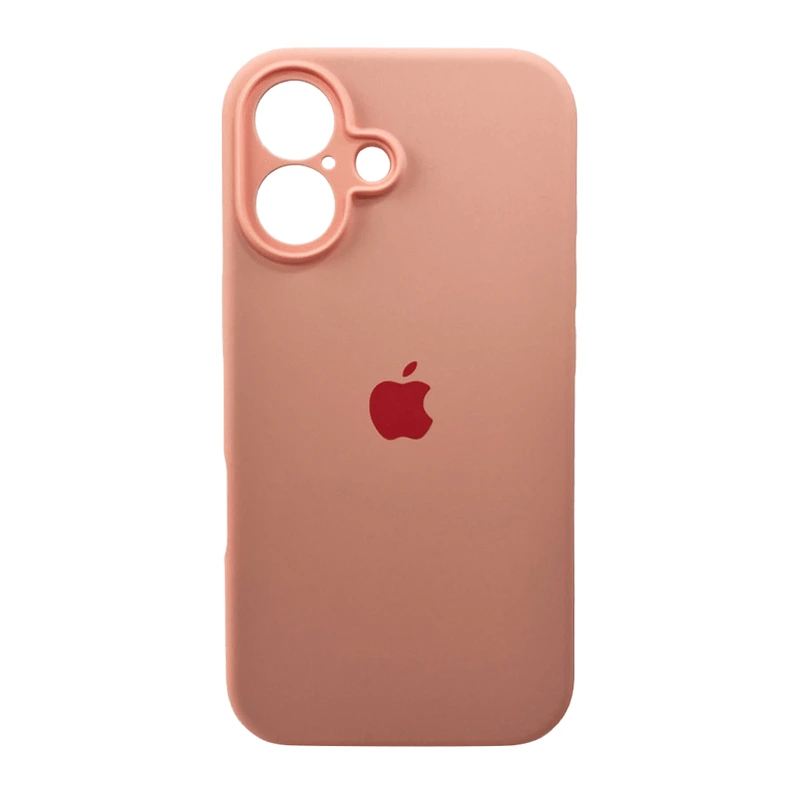 Чохол для смартфона Silicone Full Case AA Camera Protect for Apple iPhone 16 37,Grapefruit — Nobrand