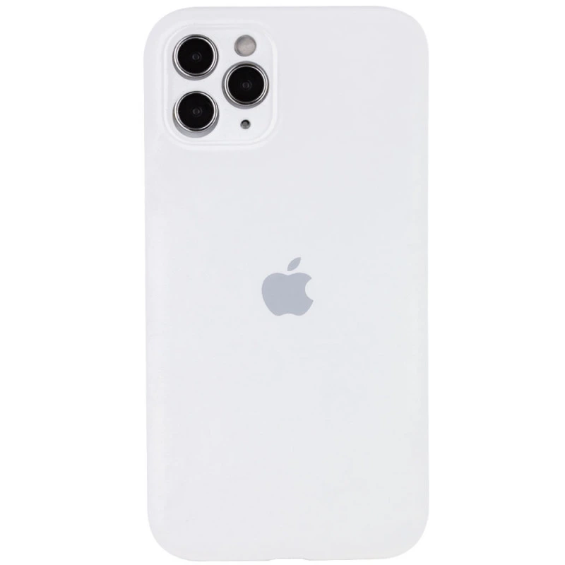 Чохол для смартфона Silicone Full Case AA Camera Protect for Apple iPhone 12 Pro Max 8,White — Nobrand