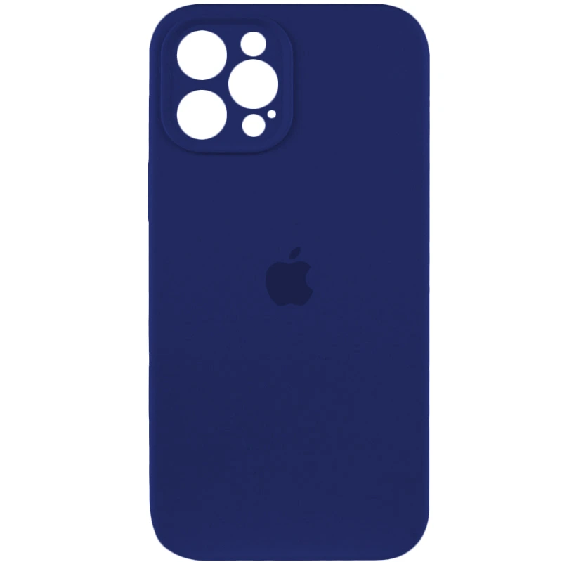 Чохол для смартфона Silicone Full Case AA Camera Protect for Apple iPhone 12 Pro 39,Navy Blue — Nobrand