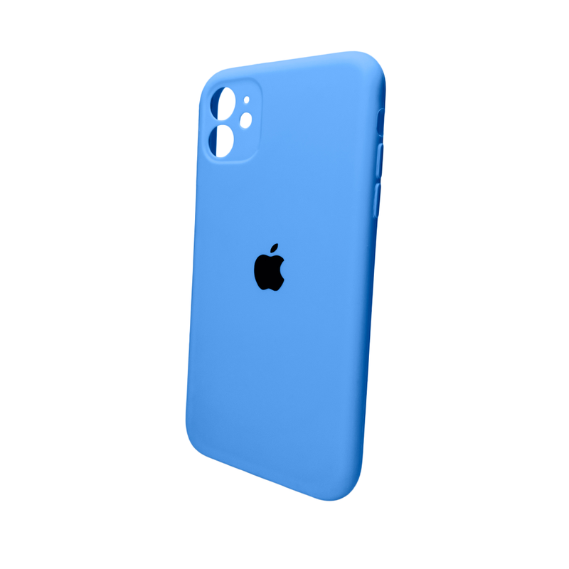 Чохол для смартфона Silicone Full Case AA Camera Protect for Apple iPhone 11 Pro Max кругл 38,Surf Blue — Nobrand