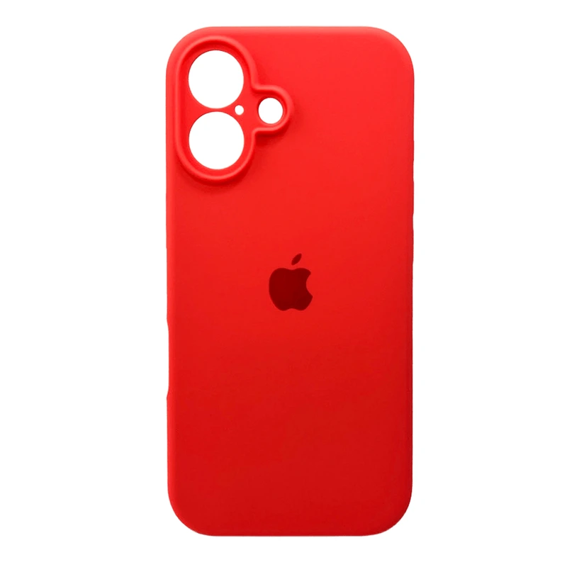 Чохол для смартфона Silicone Full Case AA Camera Protect for Apple iPhone 16 18,Peach — Nobrand