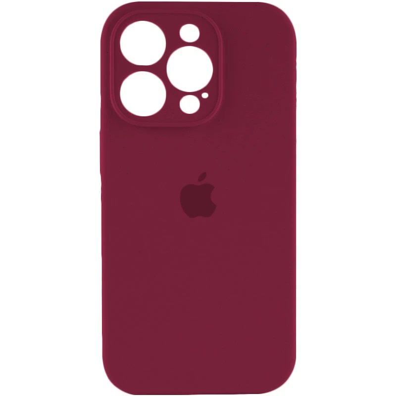 Чохол для смартфона Silicone Full Case AA Camera Protect for Apple iPhone 14 Pro Max 47,Plum — Nobrand