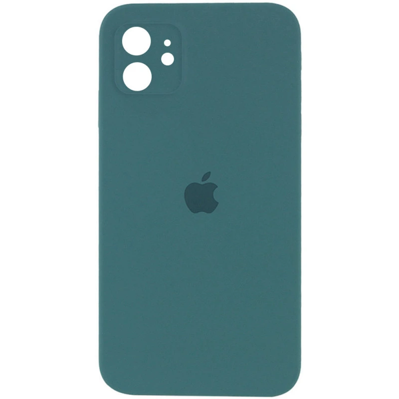 Чохол для смартфона Silicone Full Case AA Camera Protect for Apple iPhone 11 46,Pine Green — Nobrand