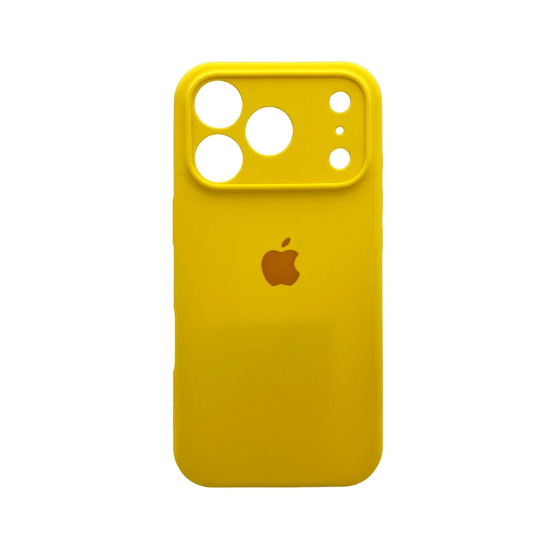 Чохол для смартфона Silicone Full Case AA Camera Protect for Apple iPhone 17 Pro 56,Sunny Yellow