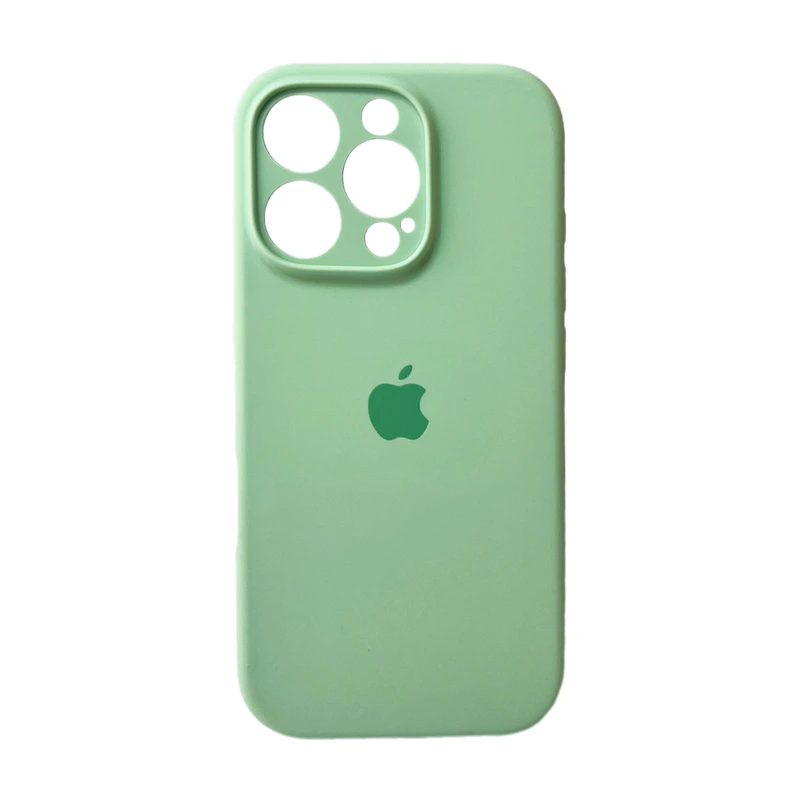 Чохол для смартфона Silicone Full Case AA Camera Protect for Apple iPhone 16 Pro Max 51,Avokado Green — Nobrand