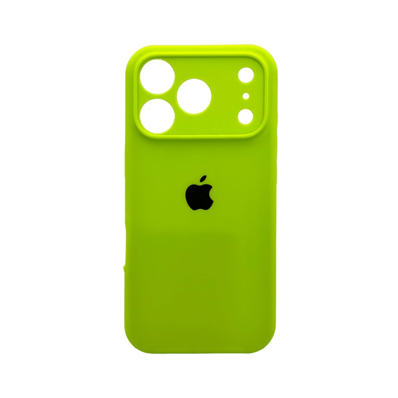 Чохол для смартфона Silicone Full Case AA Camera Protect for Apple iPhone 17 Pro 24,Shiny Green