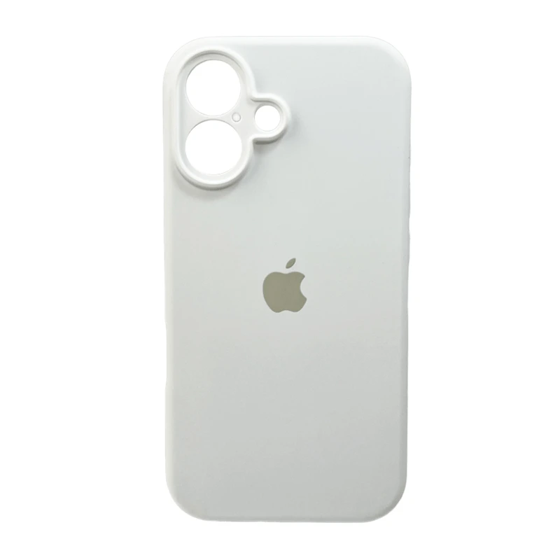Чохол для смартфона Silicone Full Case AA Camera Protect for Apple iPhone 16 8,White