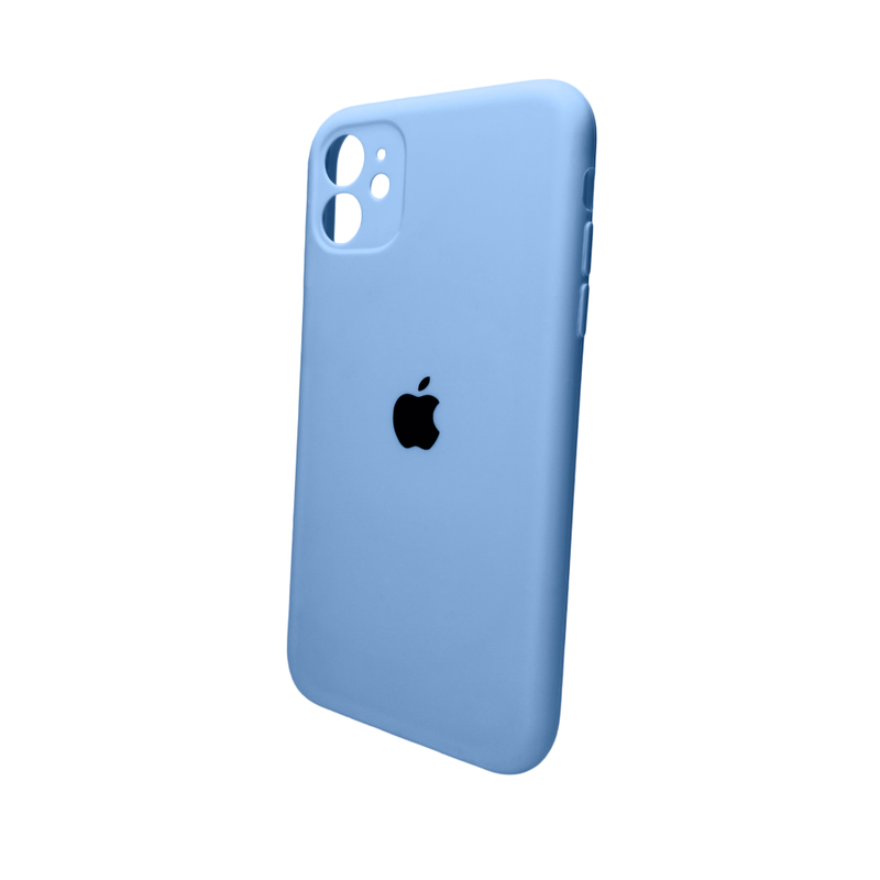 Чохол для смартфона Silicone Full Case AA Camera Protect for Apple iPhone 11 кругл 49,Cornflower — Nobrand