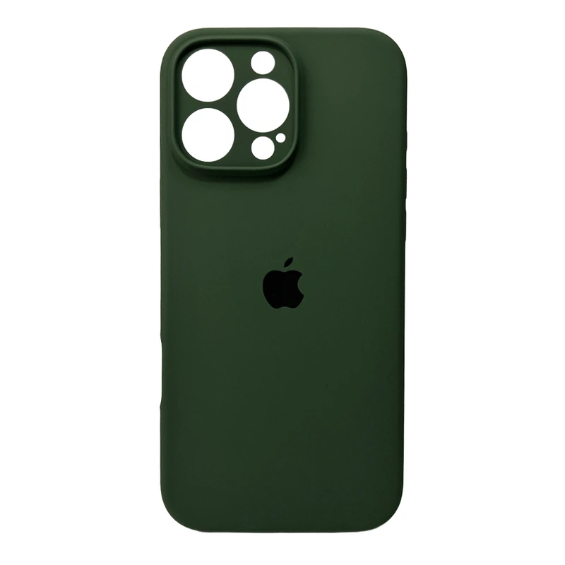 Чохол для смартфона Silicone Full Case AA Camera Protect for Apple iPhone 16 Pro 40,Atrovirens