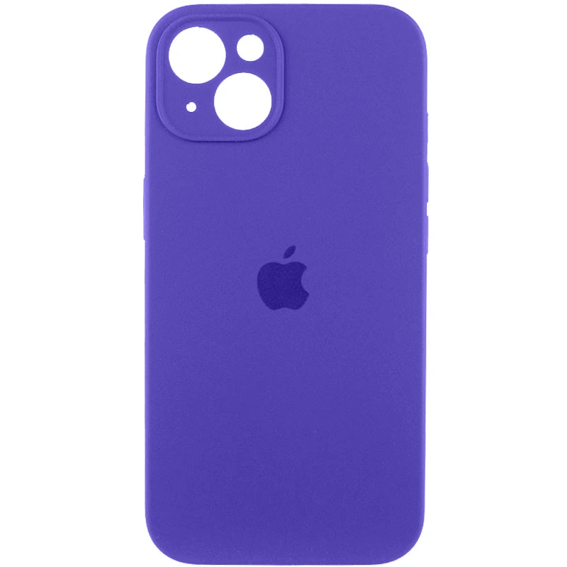 Чохол для смартфона Silicone Full Case AA Camera Protect for Apple iPhone 14 22,Dark Purple — Nobrand