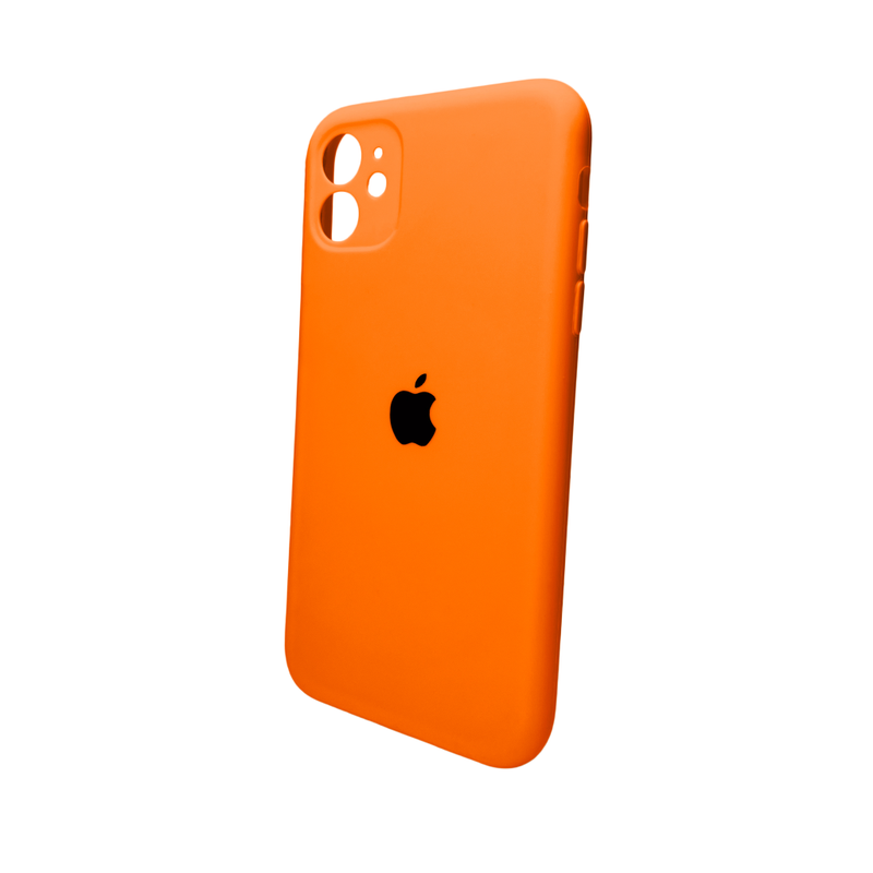 Чохол для смартфона Silicone Full Case AA Camera Protect for Apple iPhone 11 Pro Max кругл 52,Orange — Nobrand