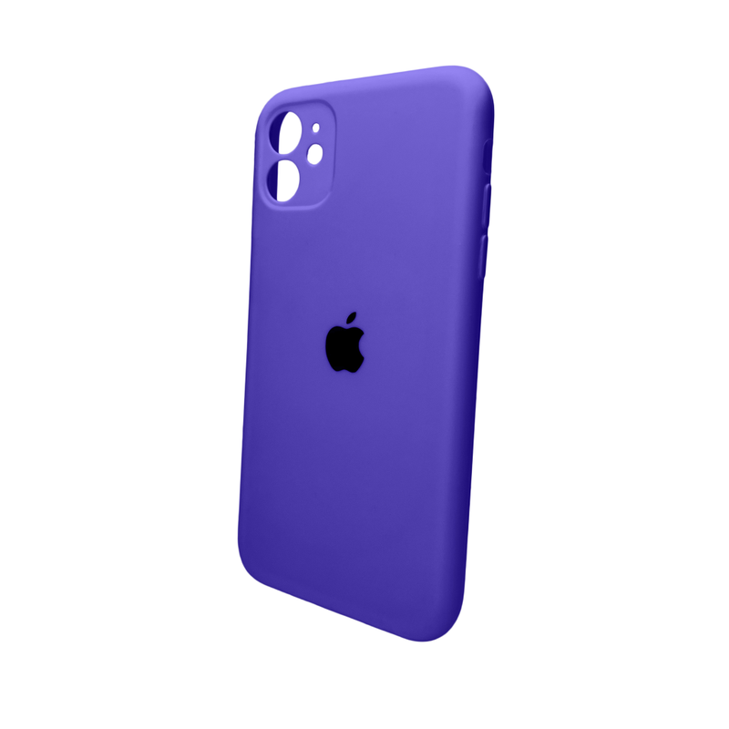 Чохол для смартфона Silicone Full Case AA Camera Protect for Apple iPhone 11 Pro Max кругл 22,Dark Purple — Nobrand