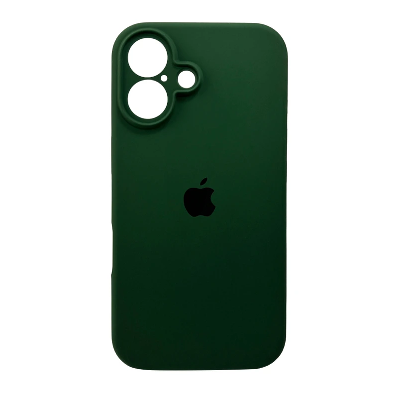 Чохол для смартфона Silicone Full Case AA Camera Protect for Apple iPhone 16 40,Atrovirens — Nobrand