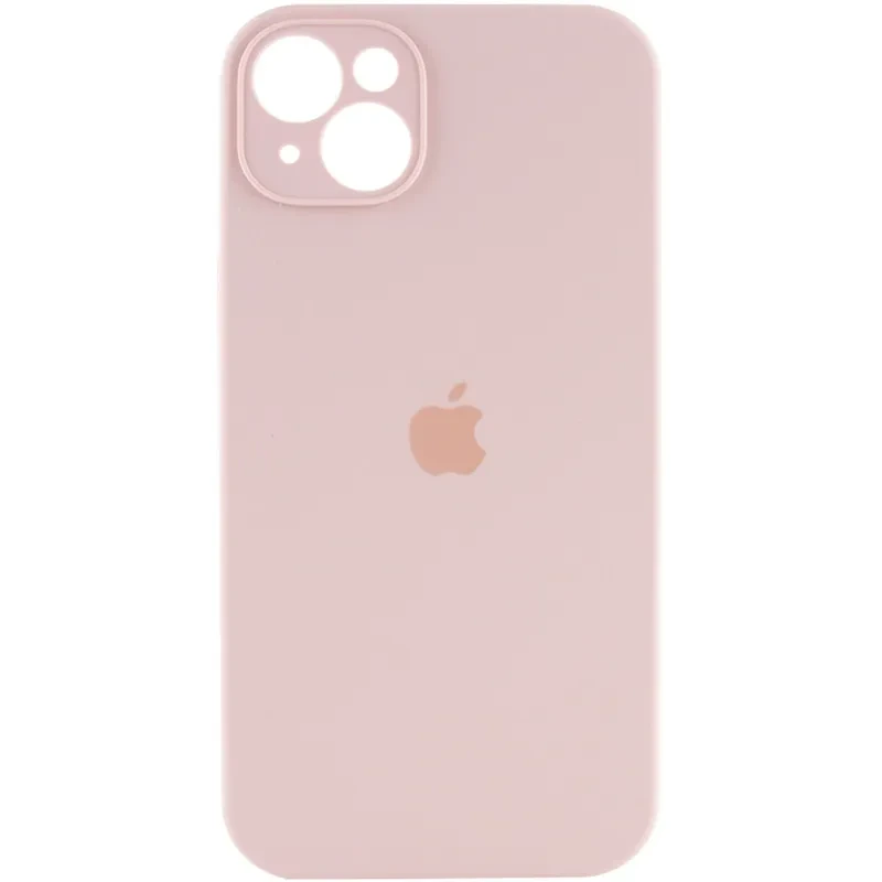 Чохол для смартфона Silicone Full Case AA Camera Protect for Apple iPhone 14 15,Pink Sand — Nobrand