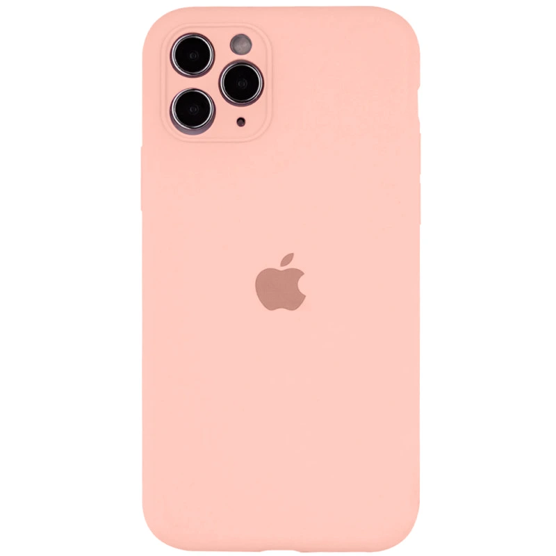Чохол для смартфона Silicone Full Case AA Camera Protect for Apple iPhone 12 Pro Max 37,Grapefruit — Nobrand