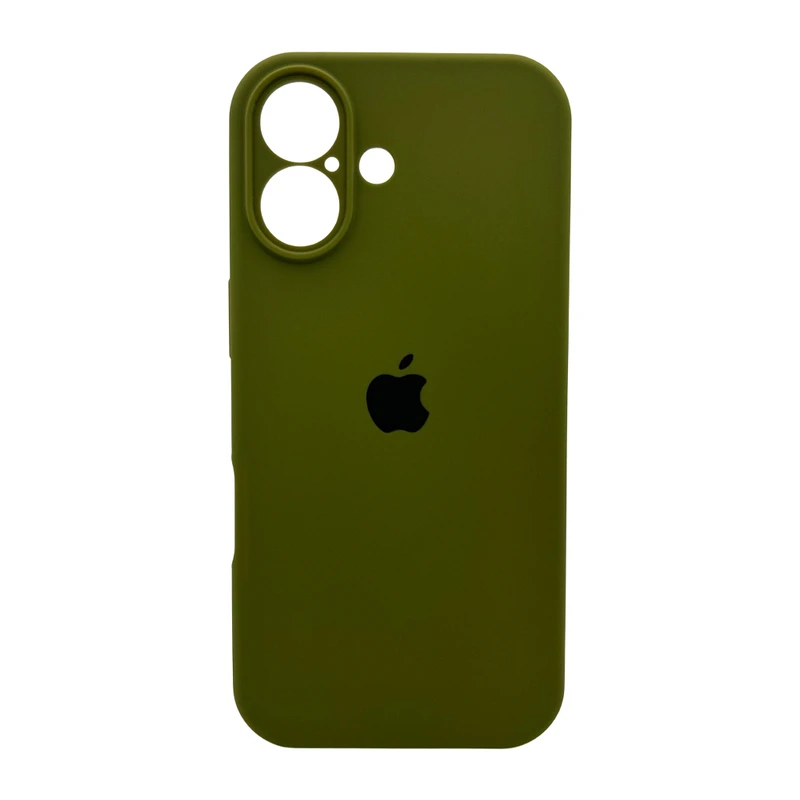 Чохол для смартфона Silicone Full Case AA Camera Protect for Apple iPhone 17 29,Army Green — Nobrand