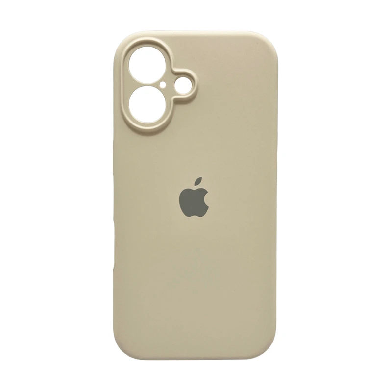 Чохол для смартфона Silicone Full Case AA Camera Protect for Apple iPhone 16 10,Stone — Nobrand