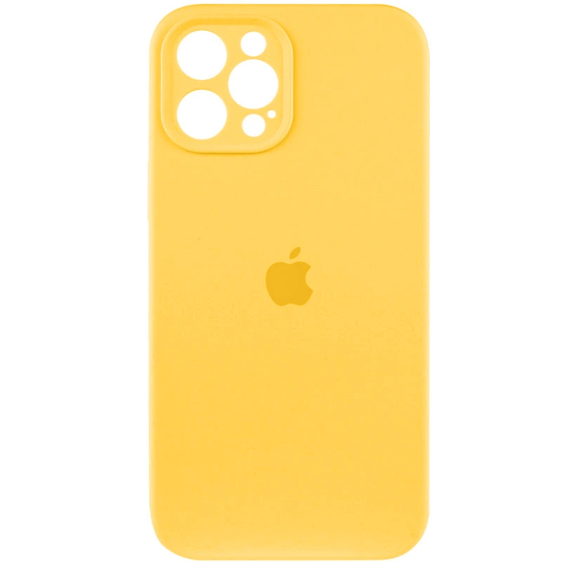 Чохол для смартфона Silicone Full Case AA Camera Protect for Apple iPhone 12 Pro 56,Sunny Yellow — Nobrand