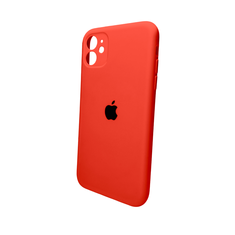 Чохол для смартфона Silicone Full Case AA Camera Protect for Apple iPhone 11 Pro Max кругл 11,Red — Nobrand