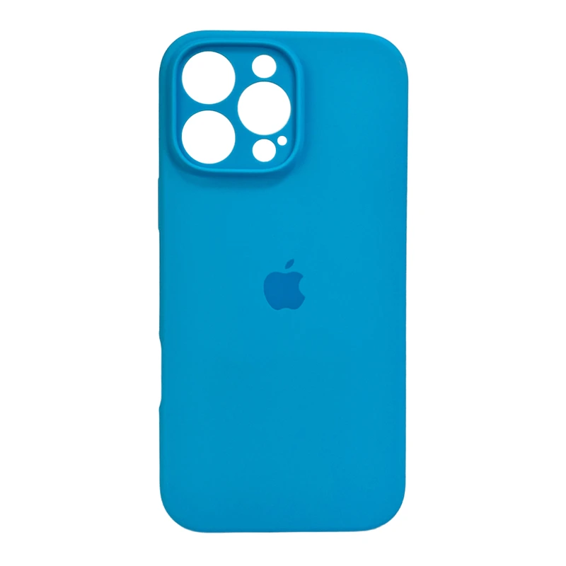 Чохол для смартфона Silicone Full Case AA Camera Protect for Apple iPhone 16 Pro 44,Light Blue