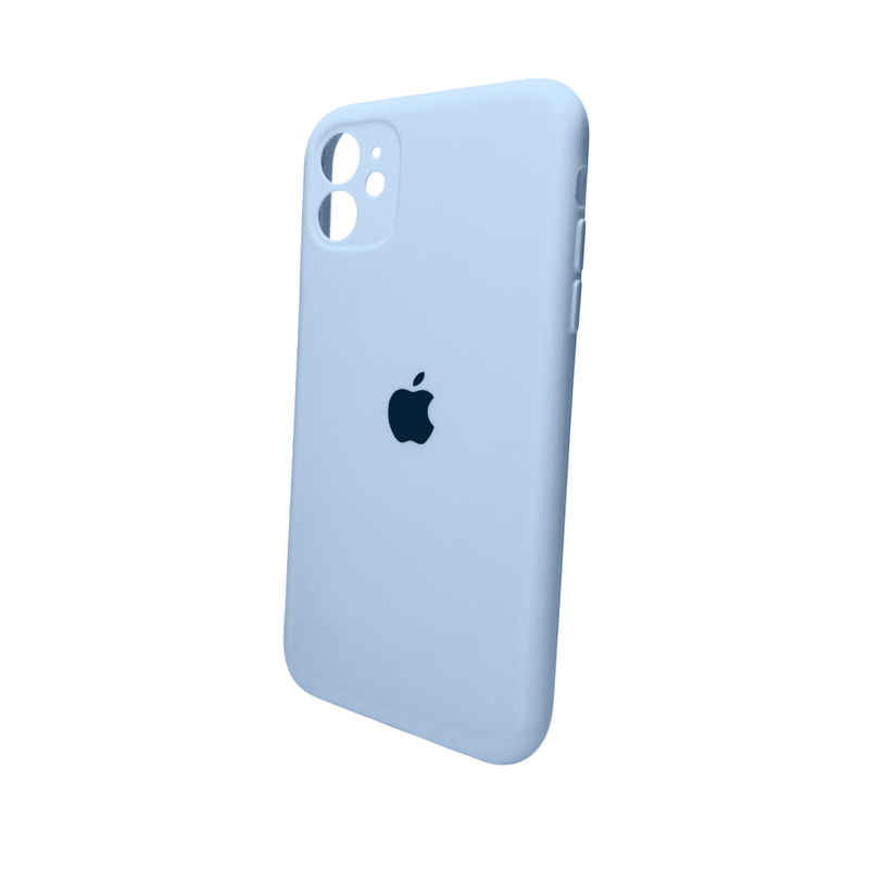 Чохол для смартфона Silicone Full Case AA Camera Protect for Apple iPhone 11 Pro кругл 27,Mist Blue — Nobrand