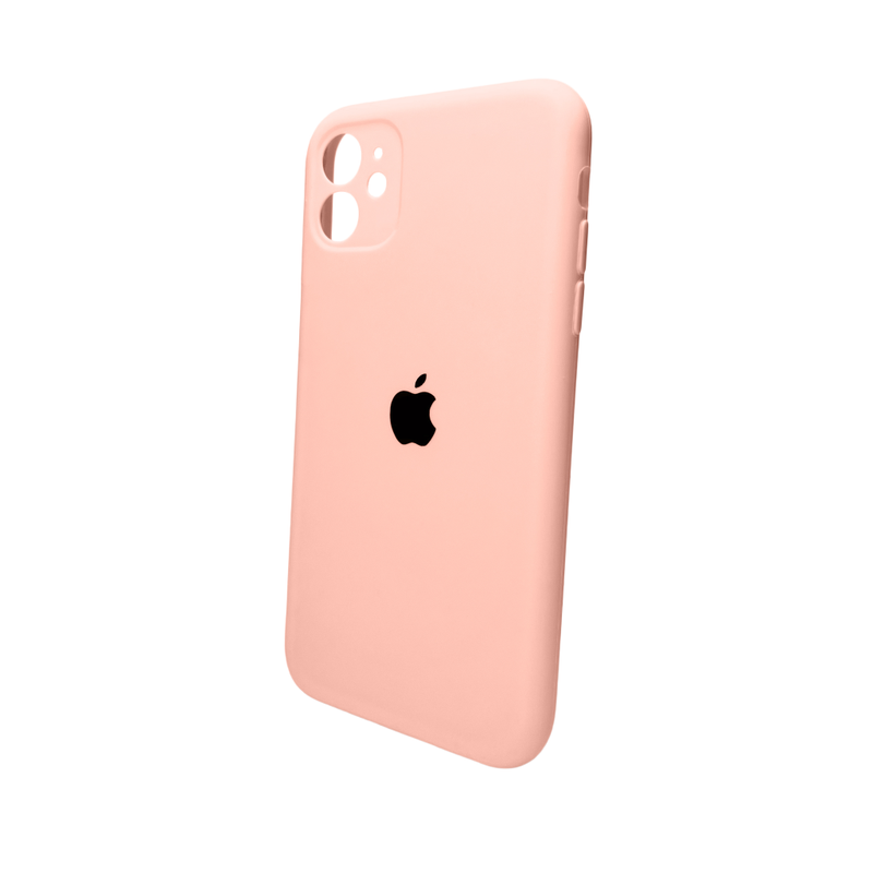 Чохол для смартфона Silicone Full Case AA Camera Protect for Apple iPhone 11 Pro Max кругл 37,Grapefruit — Nobrand