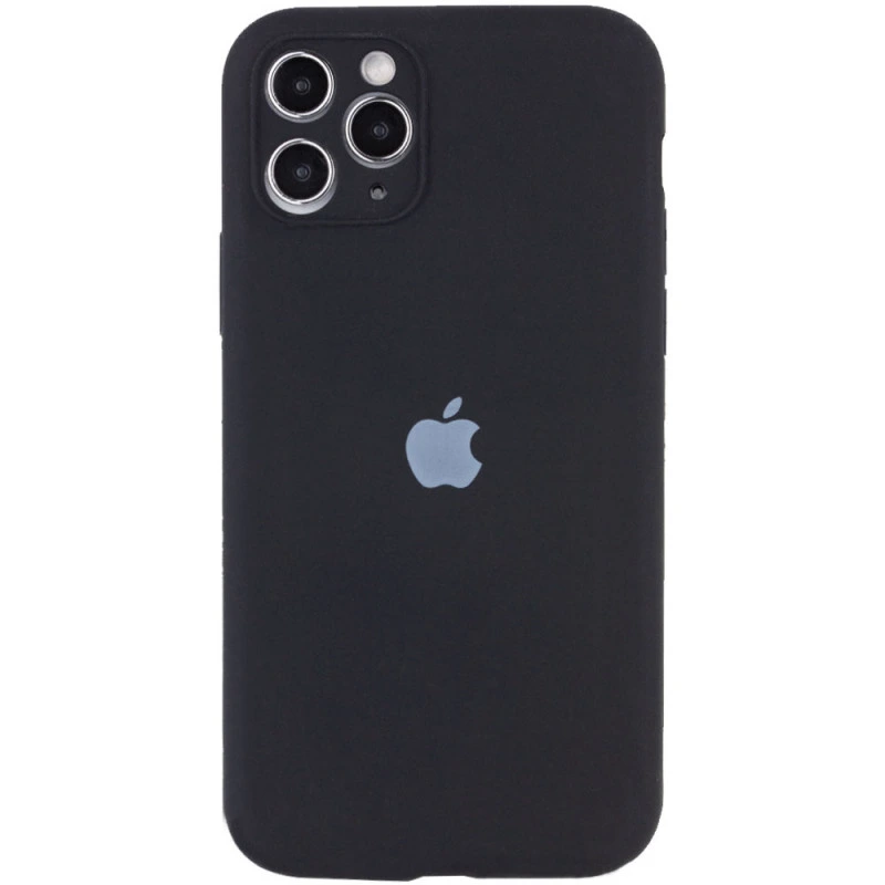 Чохол для смартфона Silicone Full Case AA Camera Protect for Apple iPhone 12 Pro 14,Black — Nobrand
