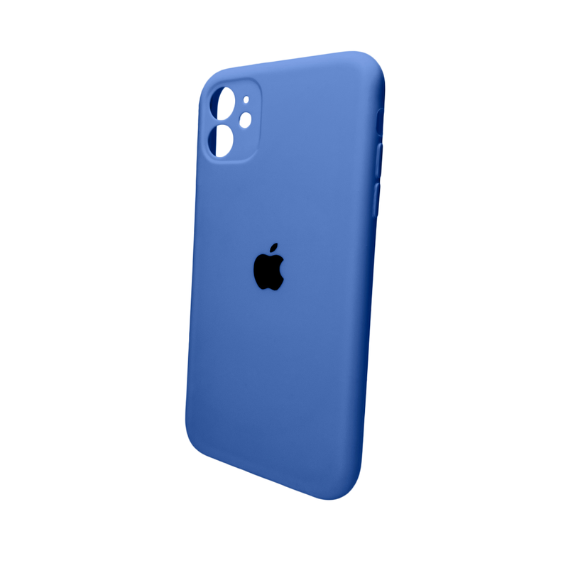 Чохол для смартфона Silicone Full Case AA Camera Protect for Apple iPhone 11 Pro Max кругл 3,Royal Blue — Nobrand