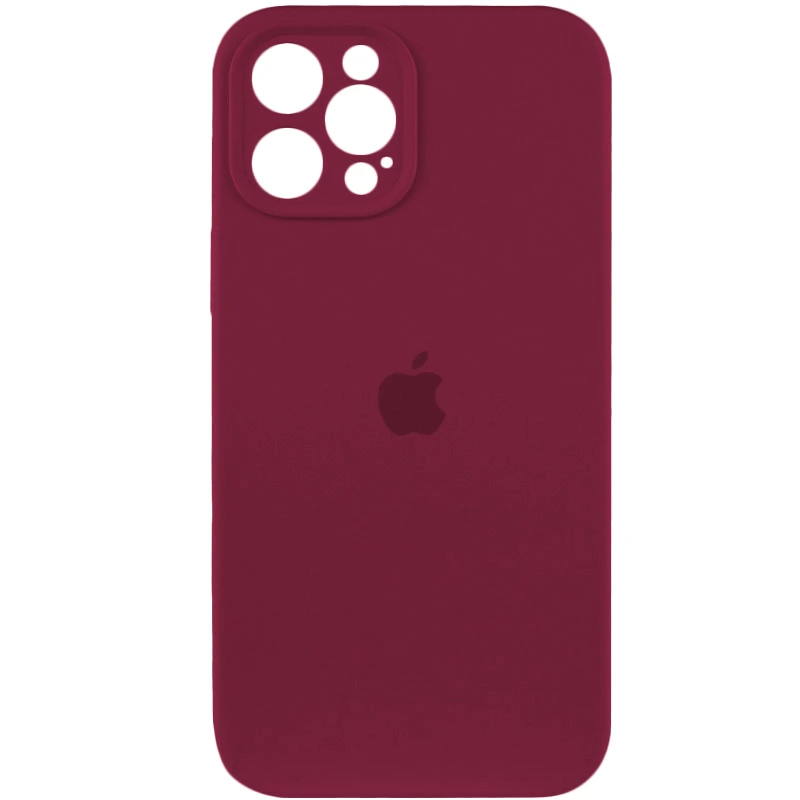 Чохол для смартфона Silicone Full Case AA Camera Protect for Apple iPhone 11 Pro Max 47,Plum — Nobrand