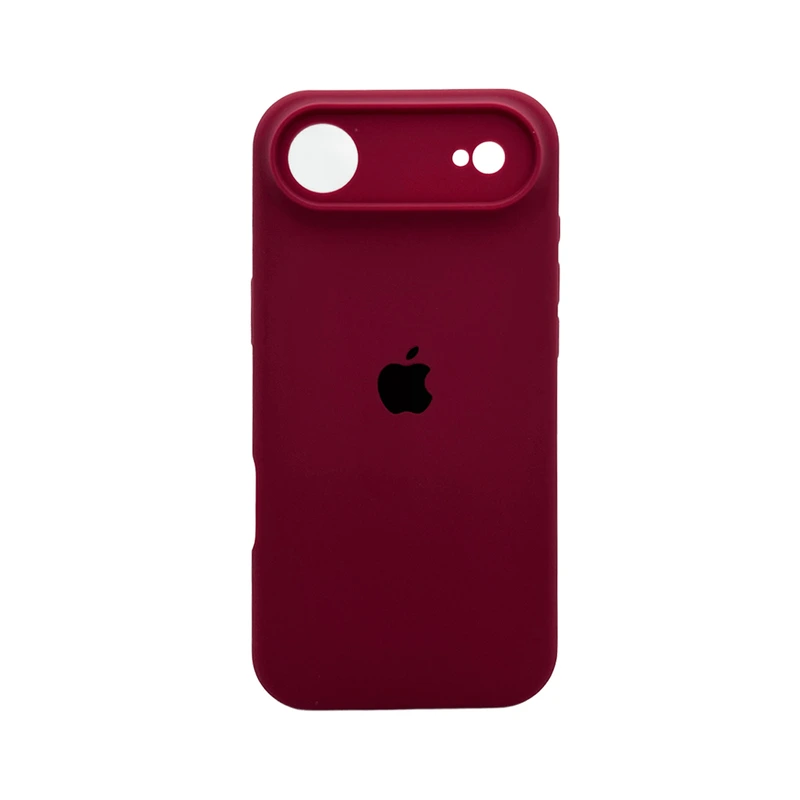 Чохол для смартфона Silicone Full Case AA Camera Protect for Apple iPhone 17 Air 35,Maroon — Nobrand