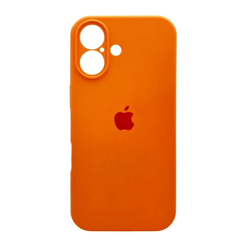 Чохол для смартфона Silicone Full Case AA Camera Protect for Apple iPhone 17 34,Papaya — Nobrand
