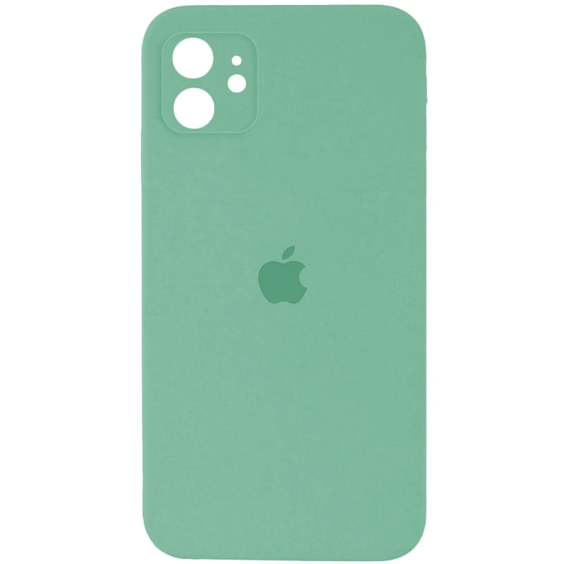 Чохол для смартфона Silicone Full Case AA Camera Protect for Apple iPhone 12 30,Spearmint — Nobrand