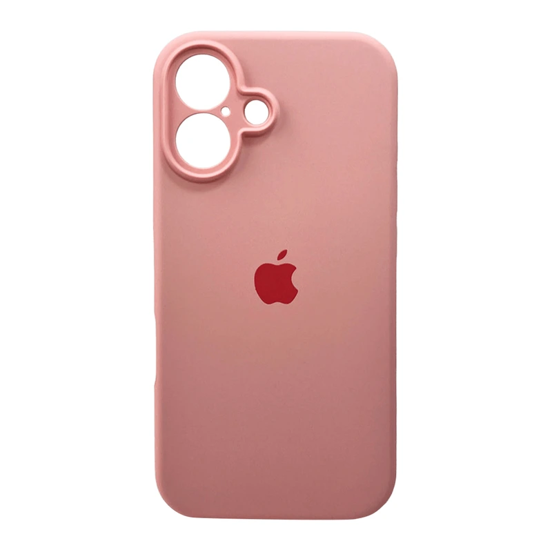 Чохол для смартфона Silicone Full Case AA Camera Protect for Apple iPhone 16 41,Pink — Nobrand