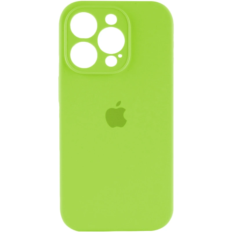 Чохол для смартфона Silicone Full Case AA Camera Protect for Apple iPhone 15 Pro Max 24,Shiny Green