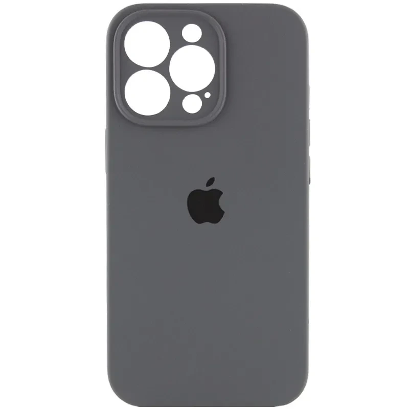 Чохол для смартфона Silicone Full Case AA Camera Protect for Apple iPhone 15 Pro 12,Dark Grey — Nobrand