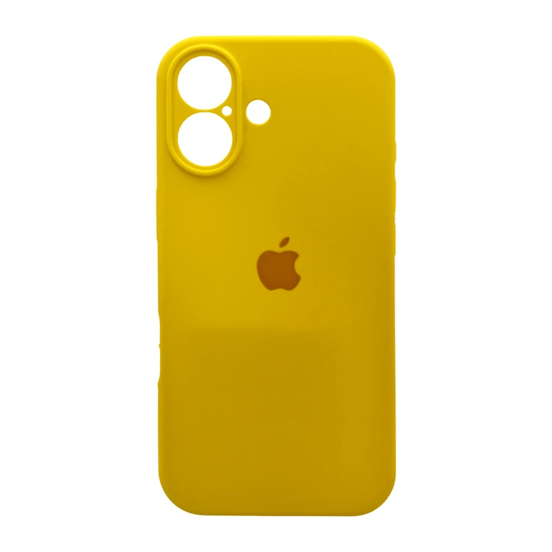 Чохол для смартфона Silicone Full Case AA Camera Protect for Apple iPhone 17 56,Sunny Yellow — Nobrand